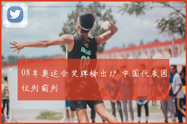 08年奥运会奖牌榜出炉 中国代表团位列前列